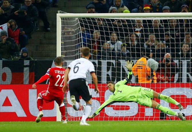 PIX: Germany, Croatia clinch Euro 2020 spots - Rediff Sports