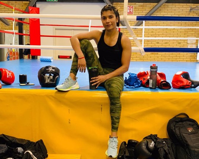 Nikhat selected for boxing trials of Olympic qualifiers - Rediff Sports