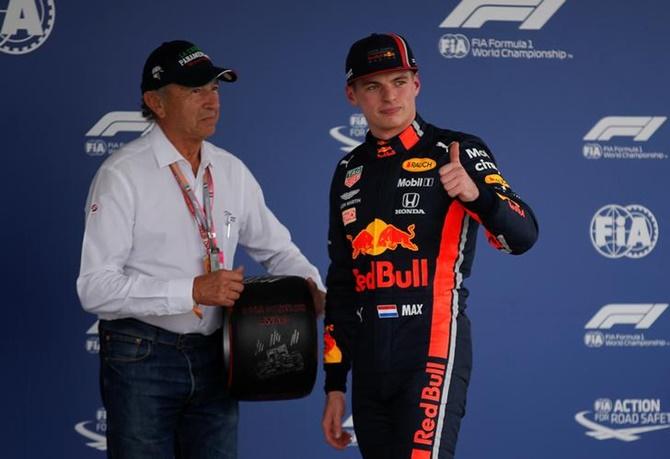 Red Bull's Max Verstappen after the qualifying session for the Formula One Mexican Grand Prix