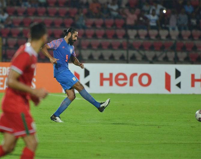 Sandesh Jhingan in action 