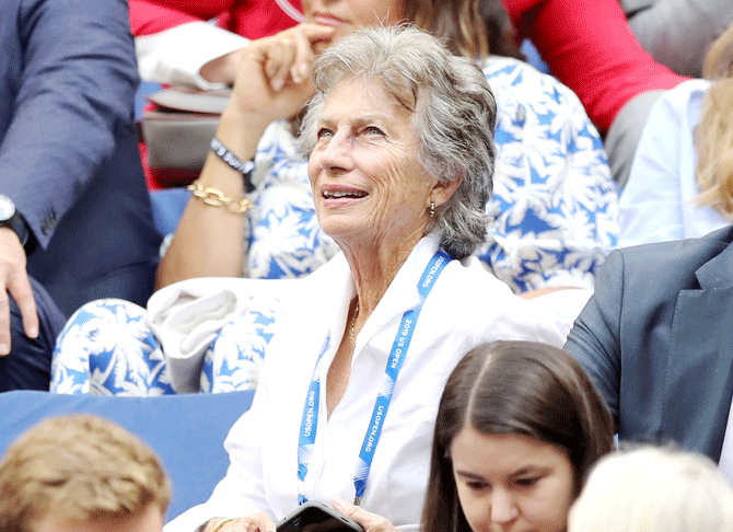 Former tennis champion Virginia Wade was also part of the audience that was left spell bound by the tennis on show by Nadal and Medvedev