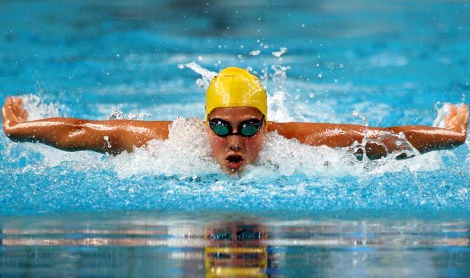 Stephanie Rice is launching the Stephanie Rice Swimming Academy to guide Indian swimmers towards a podium finish in the 2028 Olympics. Photograph: Mike Hewitt/Getty Images