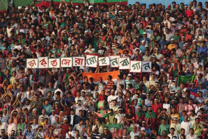 Mohun Bagan fans during an I-League match (Image used for representational purposes)