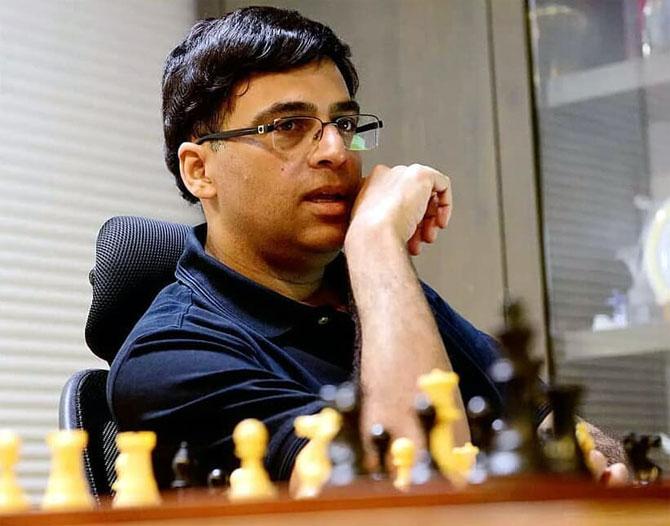 rediff.com: Vishy's moment of glory