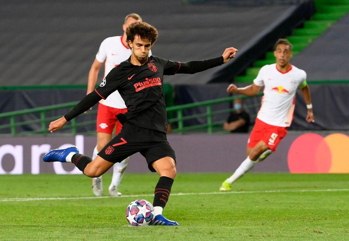 Atletico de Madrid's Joao Felix converts a penalty