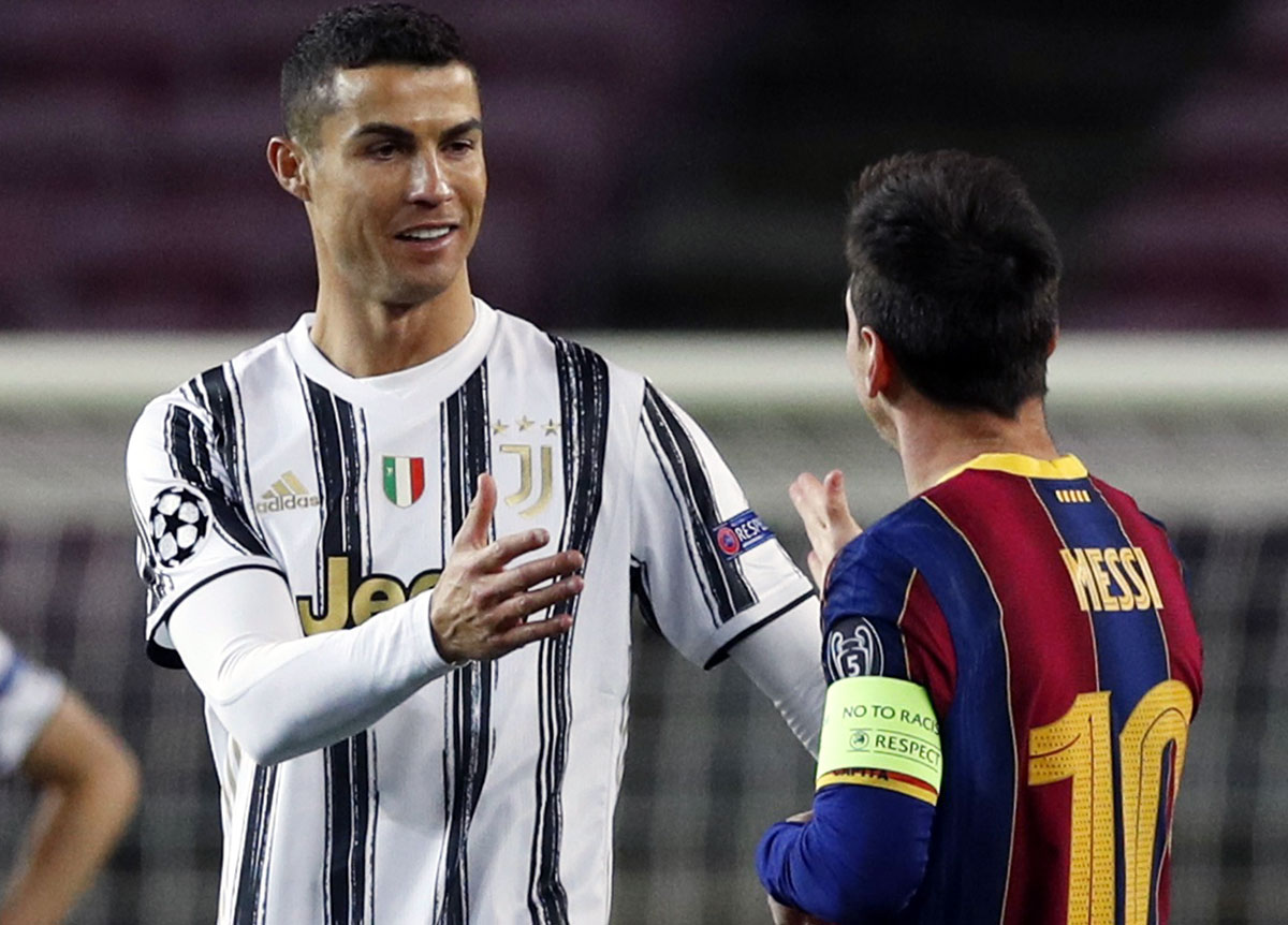 Cristiano Ronaldo and Lionel Messi