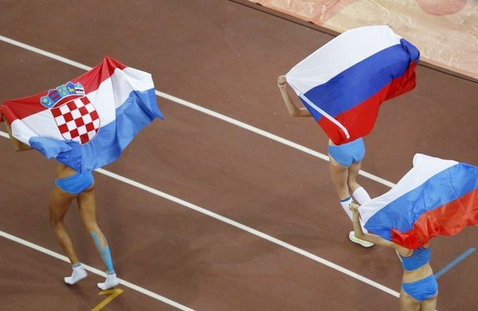 Russia's doping woes have snowballed since a 2015 report commissioned by WADA found evidence of mass doping among the country's track and field athletes. Many Russian athletes were sidelined from the past two Olympics and the country was deprived of its flag at the 2018 Pyeongchang Winter Games as punishment for state-sponsored doping at the 2014 Sochi Games in southern Russia.