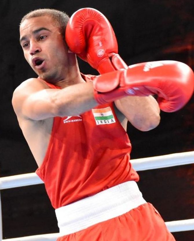 India's Amit Panghal bagged the gold medal at the Cologne boxing World Cup after his opponent Germany's Argishti Terteryan withdrew from the bout.