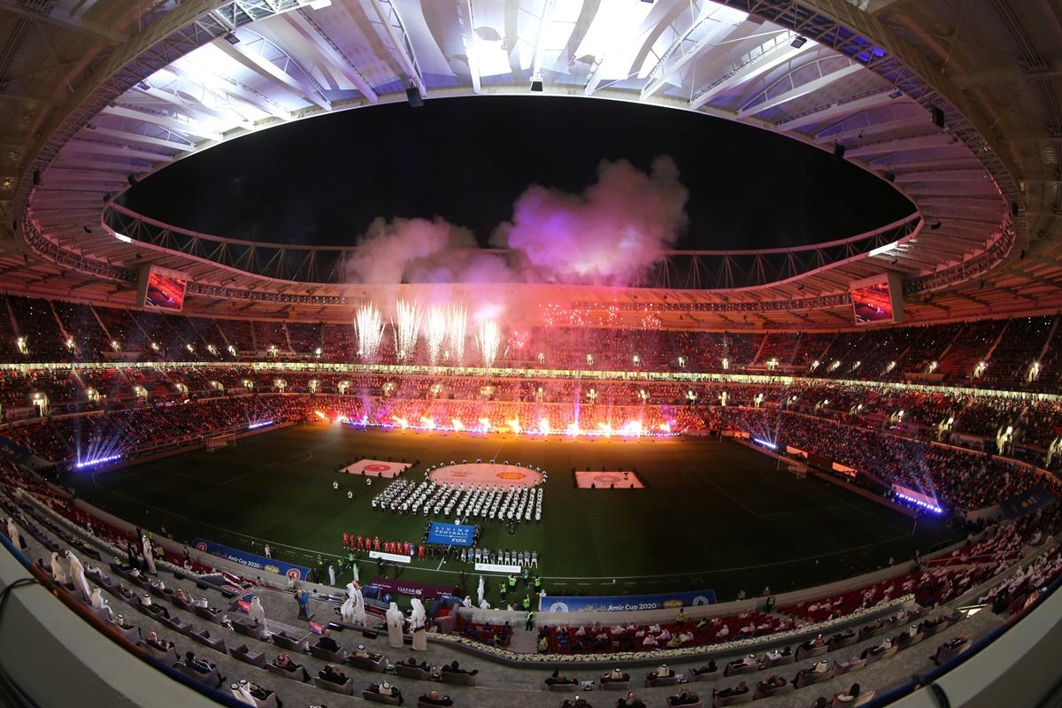 A bird's eye view of the Al Rayyan stadium