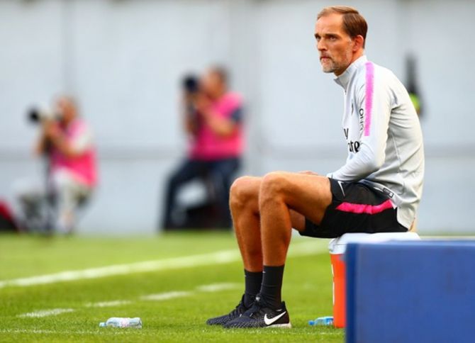 Thomas Tuchel, 47, was appointed PSG boss in 2018 and guided them to two Ligue 1 titles along with a domestic quadruple in his second season at the club.