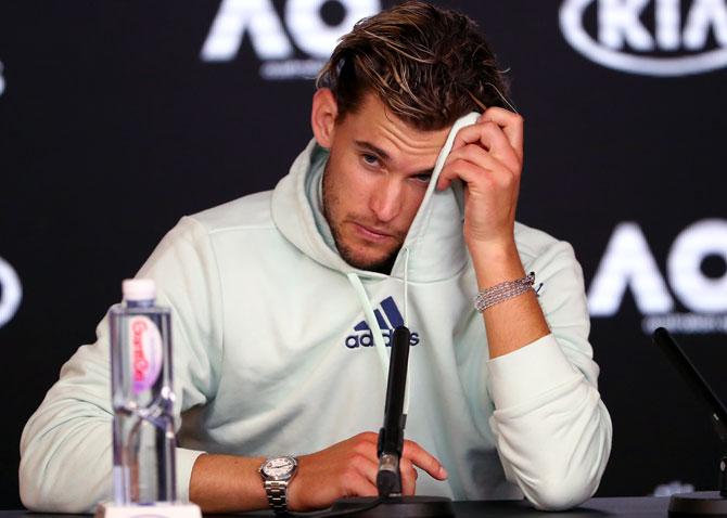 Dominic Thiem had reached the Australian Open final last year