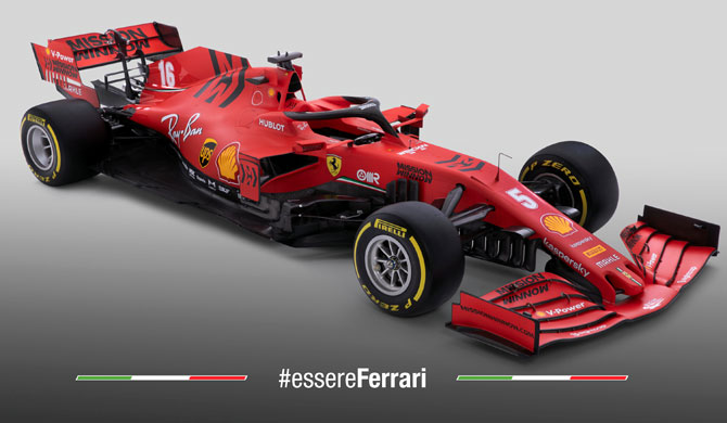PIX: Check out Ferrari's new car for 2020 F1 season - Rediff Sports