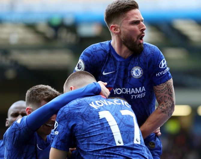 Chelsea players celebrate (Image used for representational purposes)