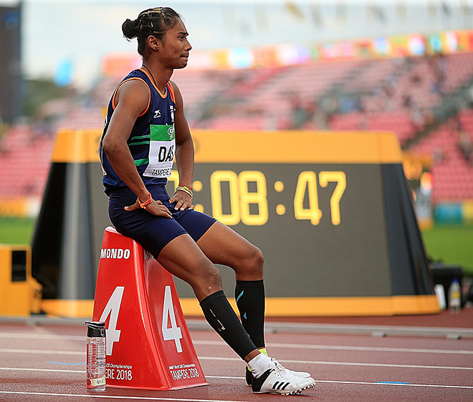 Injured Hima Das ruled out of Asian Games