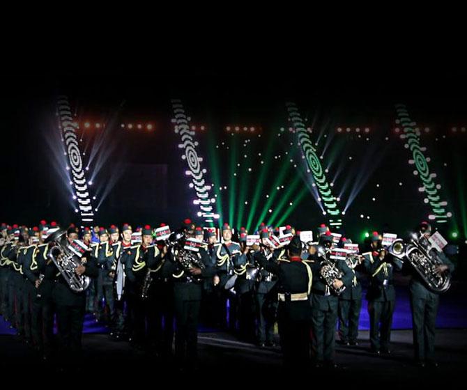 Kehlo India Youth Games march past