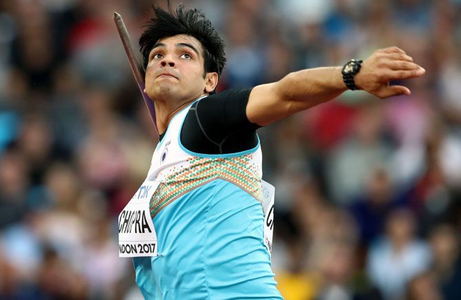  Neeraj Chopra, who qualified for the Tokyo Olympics with a throw of 87.86m at the ACNE League meeting at Potchefstroom on January 28 2020