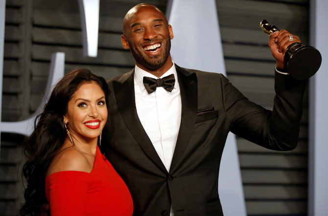 Kobe Bryant and his wife Vanessa