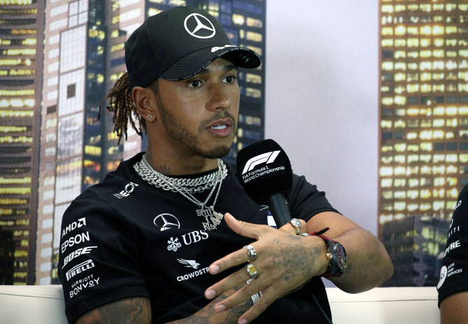 Hamilton urges Ferrari to step up to fight racism