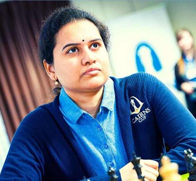 World Rapid Chess: Humpy in joint second spot