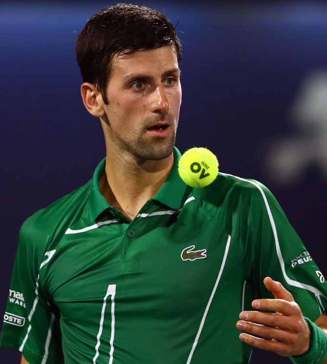 Djokovic, Thiem on opposite sides of US Open draw - Rediff Sports