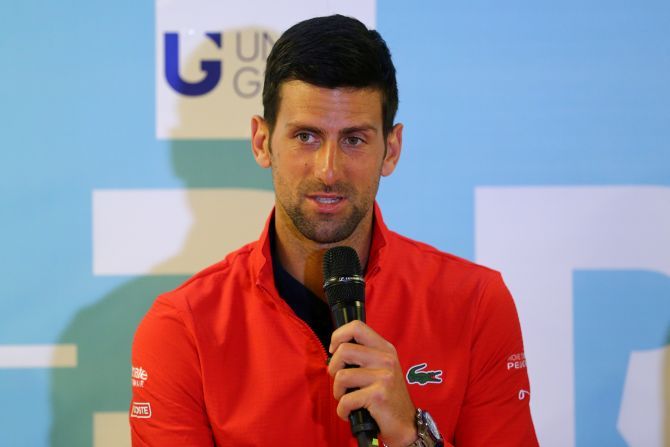 Djokovic said the idea behind his tournament was noble and he wanted to raise funds for players in need.