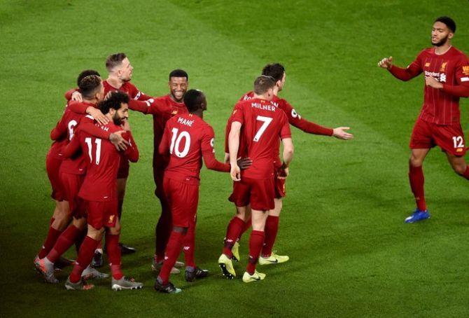 Liverpool FC were crowned English Premier League champions on Thursday, the club's first EPL title in 30 years 