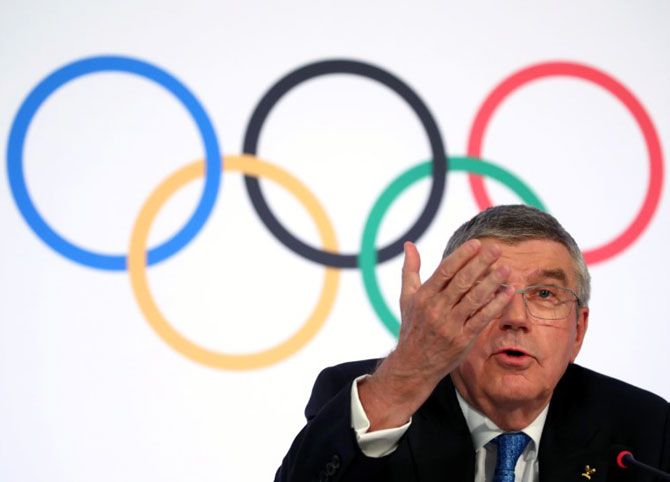  International Olympic Committee president Thomas Bach.