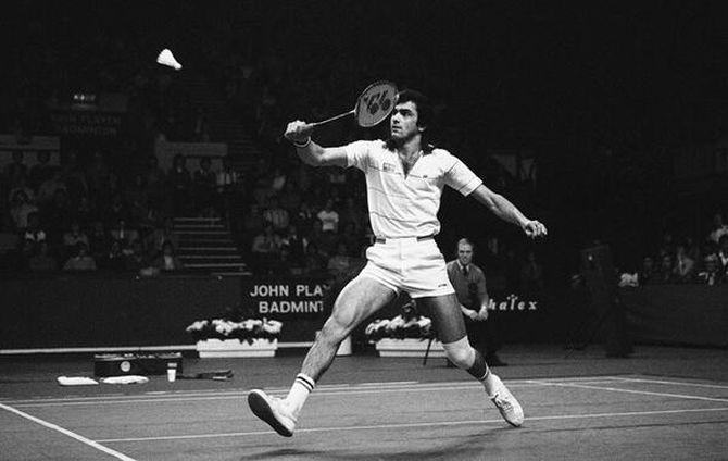 Prakash Padukone at the All England Championships