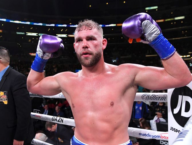 The British Boxing Board of Control (BBBofC) said in a statement that Billy Joe Saunders's licence would be suspended until a hearing could be arranged under its misconduct regulations