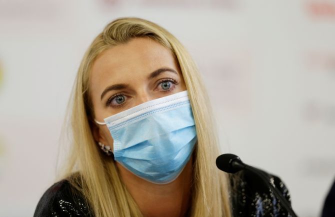 Kvitova, who last played at the Qatar Open in February, said finding rhythm and playing without support would be the hardest part returning.