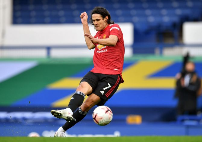 Manchester United issued a statement defending the striker, saying there was no malicious intent behind Edinson Cavani's message.