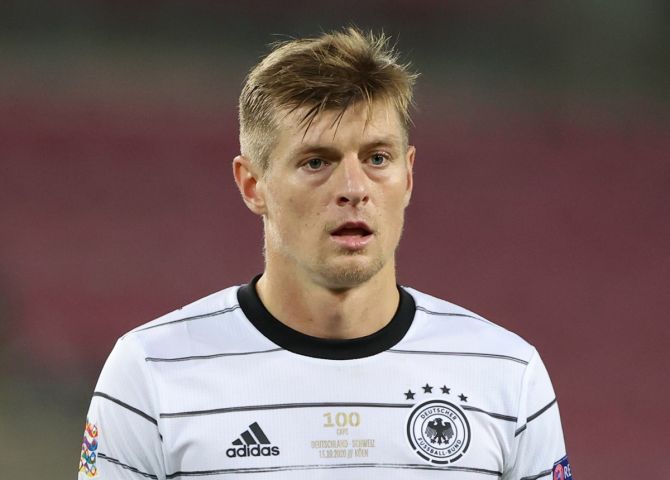 Toni Kroos will miss Real Madrid's away match at Athletic Bilbao on Sunday
