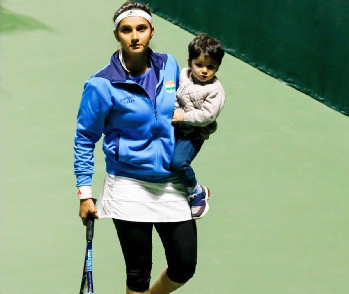 Sania Mirza with her son Izhaan