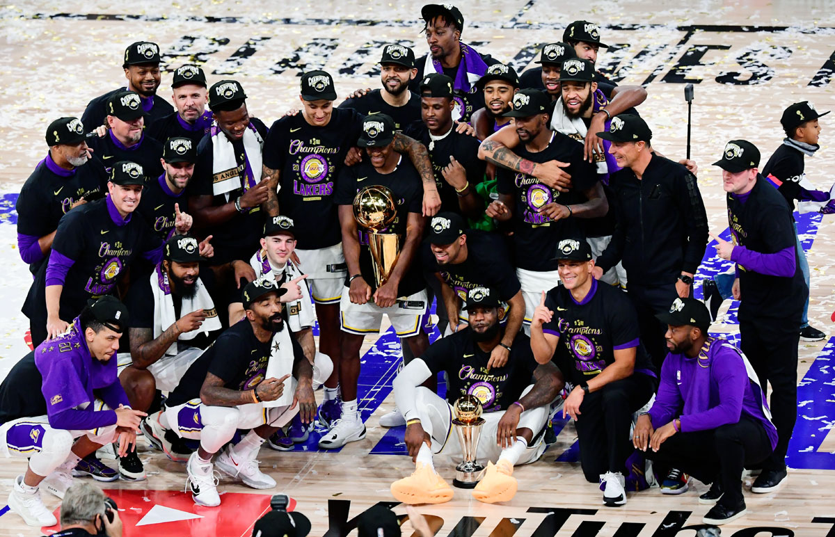 PIX Lakers return to glory, claim recordtying 17th NBA title Rediff