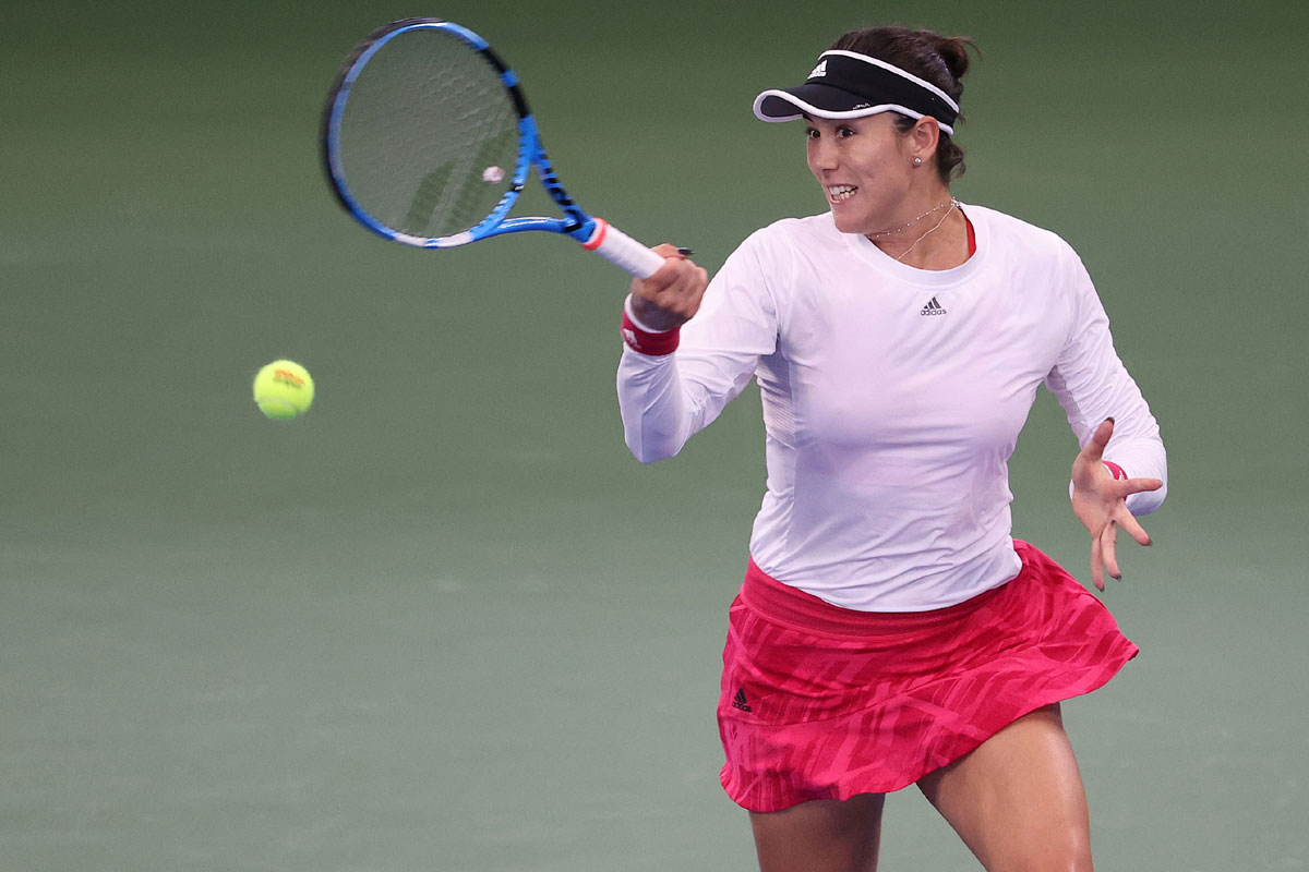 Spain's Garbine Muguruza has struggled to make an impact on the New York hardcourts