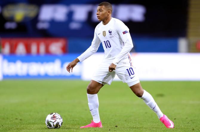 France forward Kylian Mbappe had tested positive for COVID last year