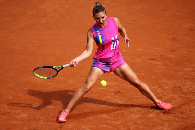 Simona Halep is recovering from a calf injury