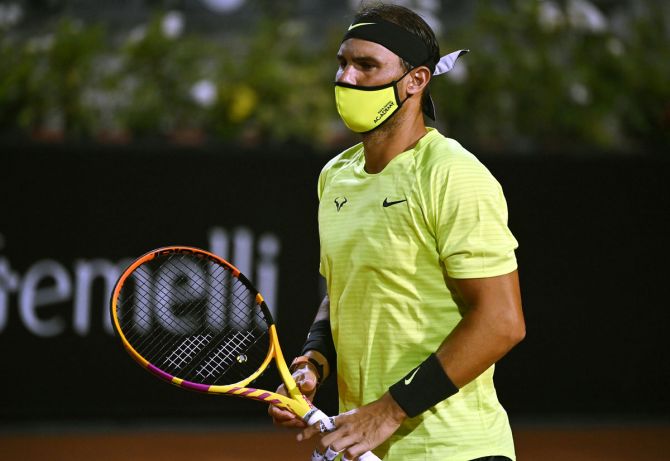 Rafael Nadal In his pre-tournament news conference in Toronto on Sunday, Rafael Nadal said a recurring foot issue he has been dealing with since 2005 returned at the French Open, where he fell to eventual champion Djokovic in the semi-finals.