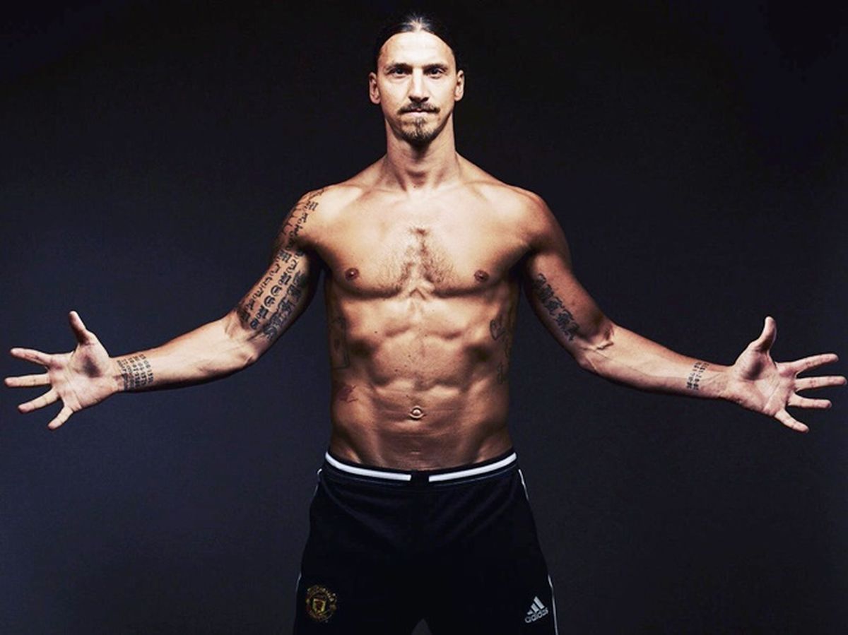 Swedish footballer Zlatan Ibrahimovic