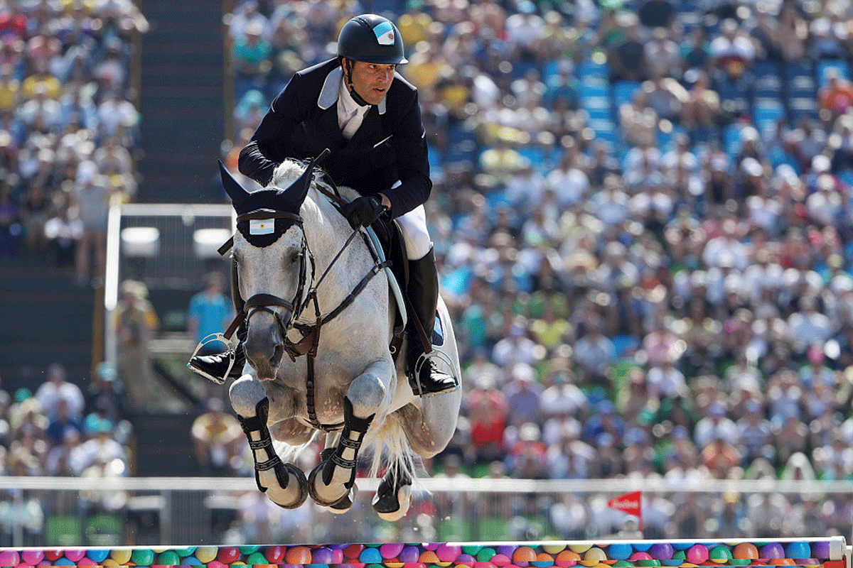 Jose Maria Larocca of Argentina is one of the most influential oil traders in the world as well as a show jumper at the Tokyo Games