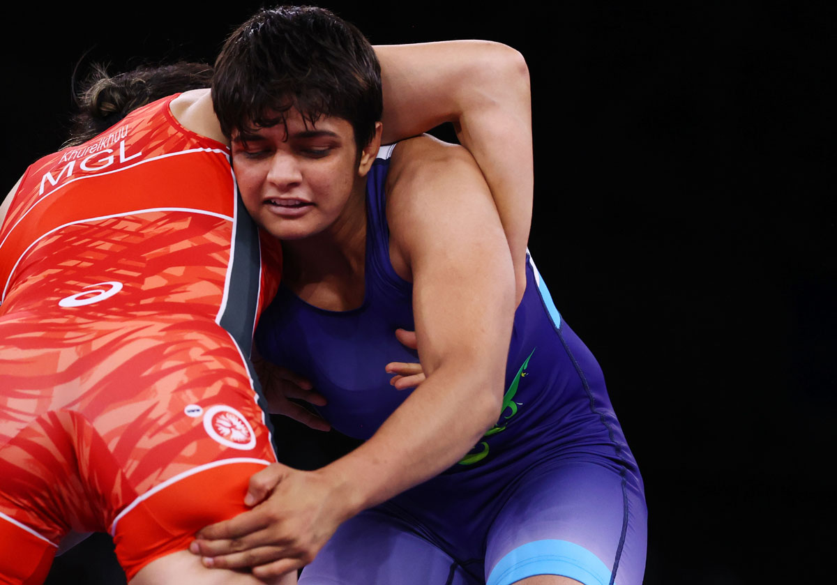 Sonam Malik's Olympics debut ends after Round 1 defeat - Rediff Sports