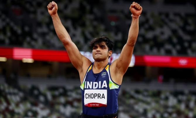 Following his gold medal-winning show at the Tokyo Games, Neeraj Chopra has a score of 1315 in men's javelin throw