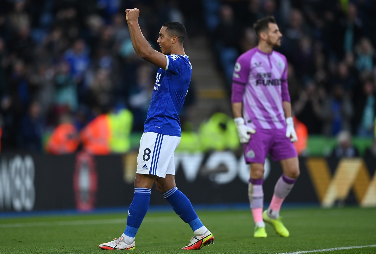 Youri Tielemans scored a brace for Leicester ' Getty Images/ Gareth Copley