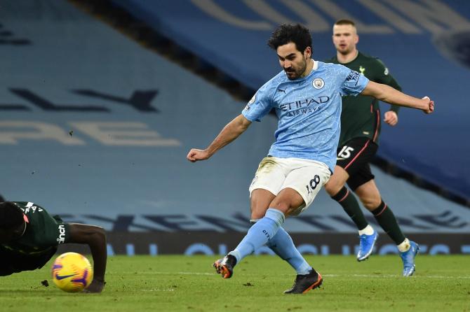 Ilkay Gundogan Manchester City's third goal.