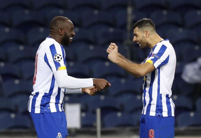 Champions League - Round of 16 First Leg match against Juventus at Estadio do Dragao, Porto.