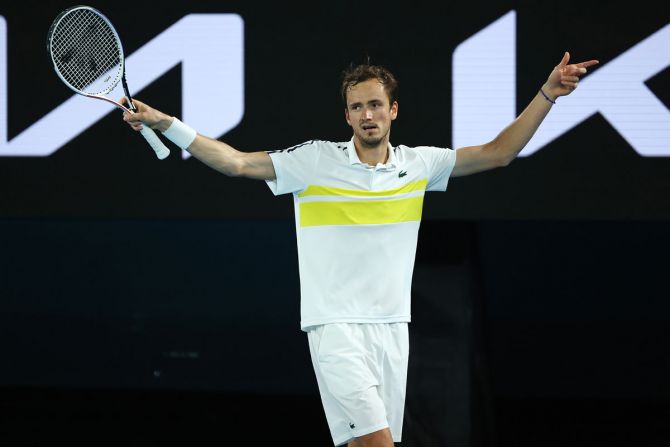 Daniil Medvedev was top seed and favourite to take the title but was beaten for the first time by Rublev after crashing into an on-court camera and knocking it to the ground while chasing the ball at the baseline in the second set.
