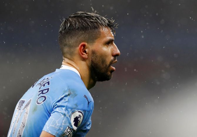 Manchester City's Sergio Aguero has played nine games in all competitions this season after missing the start of the campaign following knee surgery.