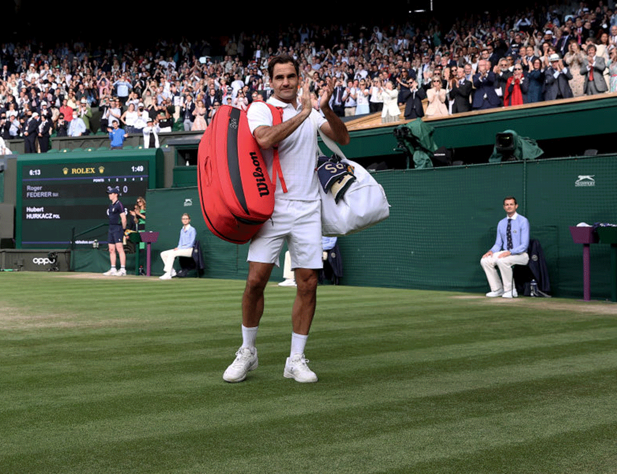 Roger Federer's last competitive sighting on Wimbledon's Centre Court was a quarter-final defeat in 2021 to Hubert Hurkacz when he lost the last set 6-0. It was a defeat which marked the end of his Grand Slam career and the match proved to be the last Tour singles match of his career.
