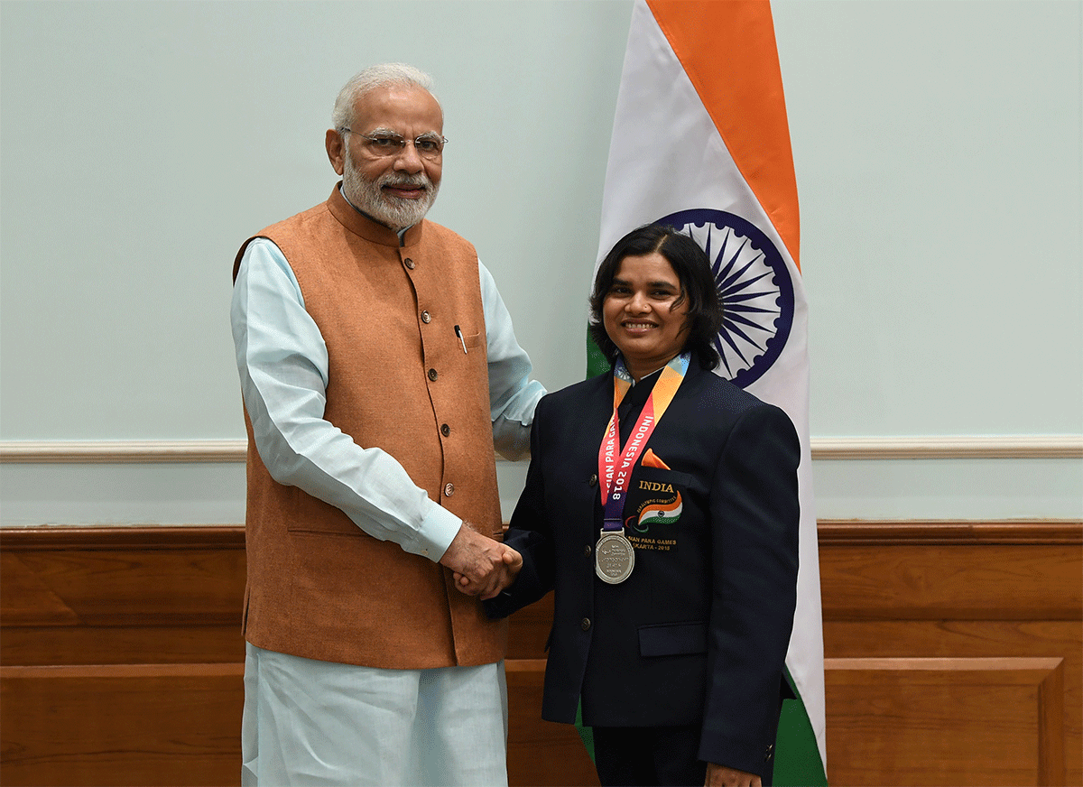 Sakina Khatun was feted by PM Narendra Modi after winning a silver in the 2018 Asian Para Games.