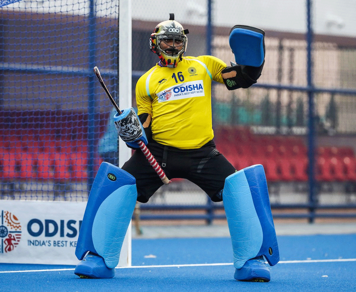 India's hockey goalkeeper PR Sreejesh says, 'I tell the youngsters to be realistic, what the Olympics means to an athlete and how different the pressure is going to be.'